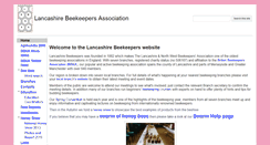 Desktop Screenshot of lancashirebeekeepers.org.uk